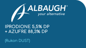 ALBAUGH  |  IPRODIONE 5,5% DP+ AZUFRE 88,3% DP  |  (Rukon DUST)