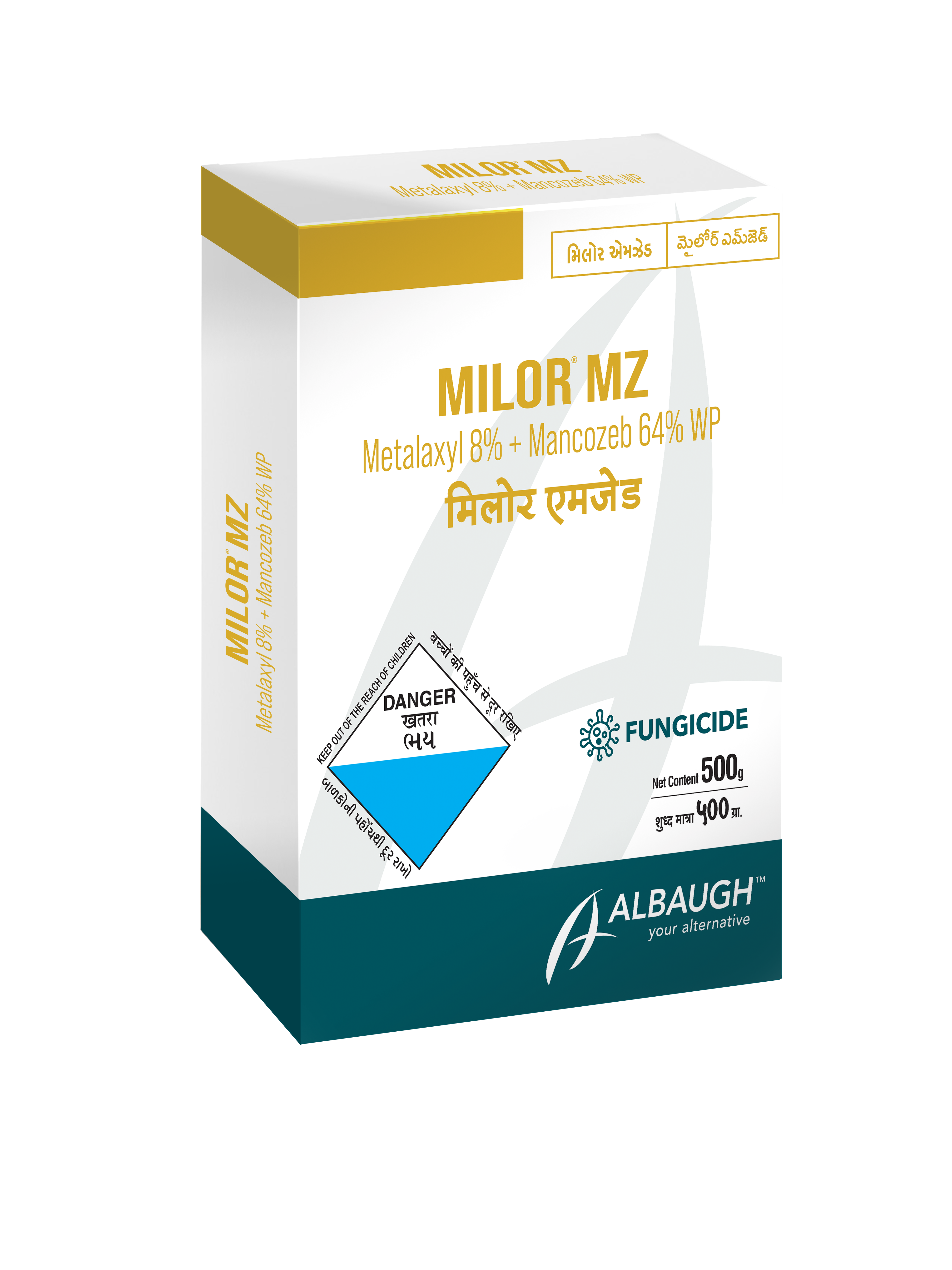 MILOR MZ: Metalaxyl 8% + Mancozeb 64% WP