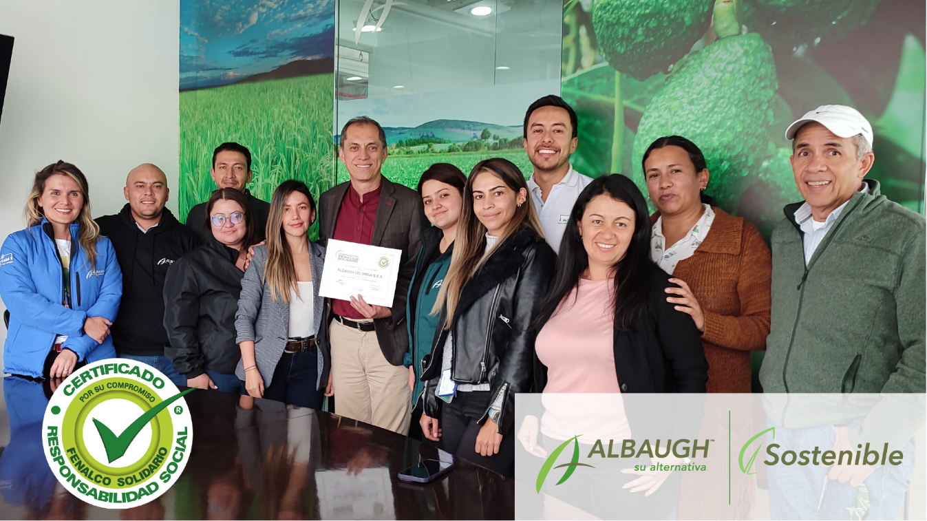 Albaugh Colombia receives Social Responsibility certificate